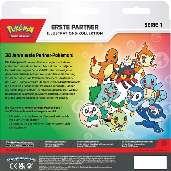 Pokemon First Partner Series 1