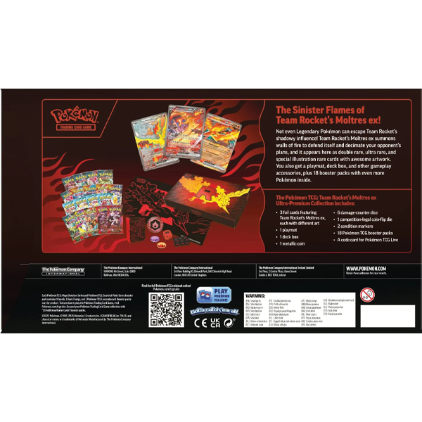 Pokémon Team Rocket's Moltres ex Ultra-Premium