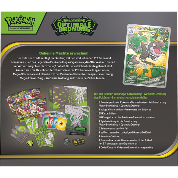 Pokémon: Mega-Entwicklung – Optimale Ordnung Top Trainer Box (DE)